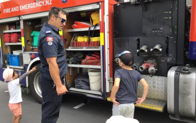 Our tamariki have developed a keen interest in Nee Naw the little fire engine.